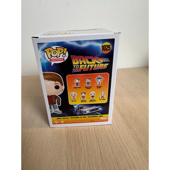 Funko Pop! Back to the Future Marty In Jacket Funko Shop Exclusive - NEW - Picture 2 of 5